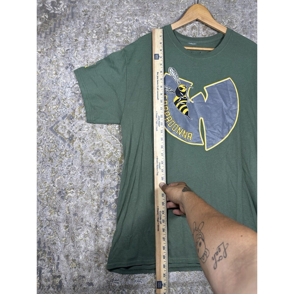 Wu Tang Clan Cappadonna T Shirt Mens Large Green Killa Bee Graphic Tee - Picture 4 of 7